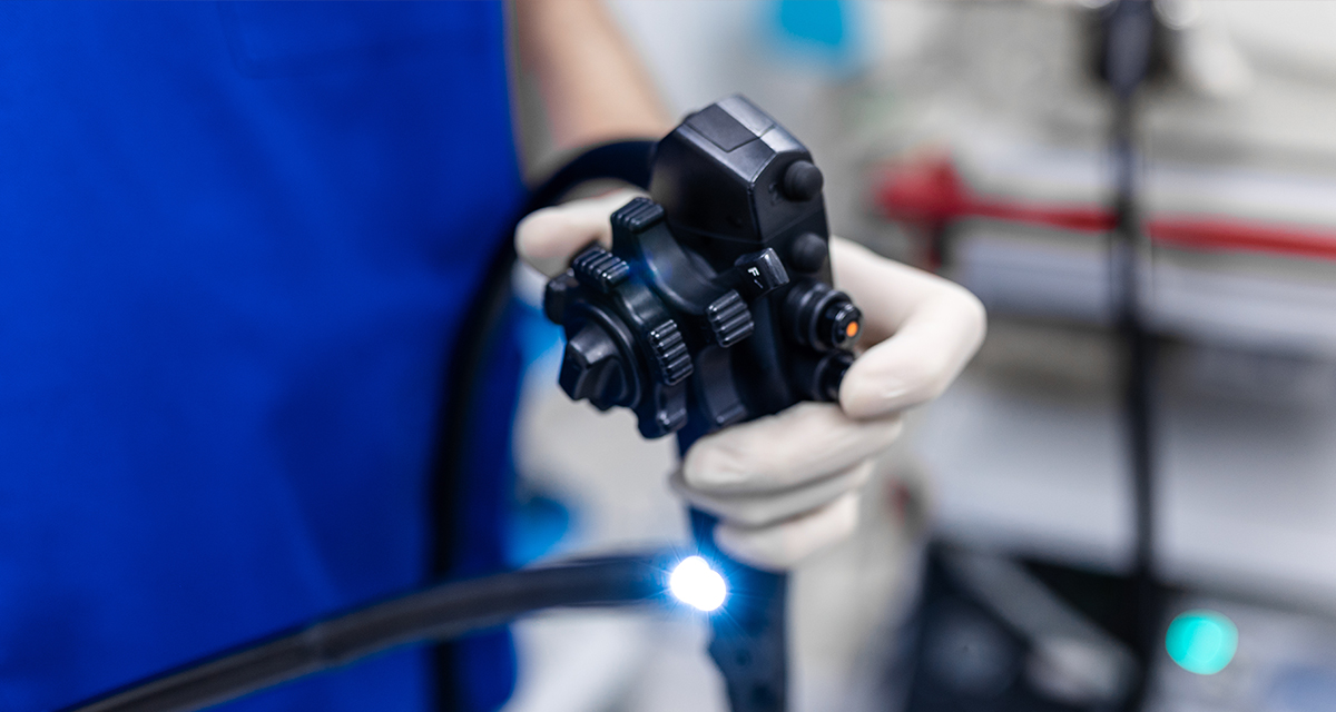 大腸カメラ検査の様子