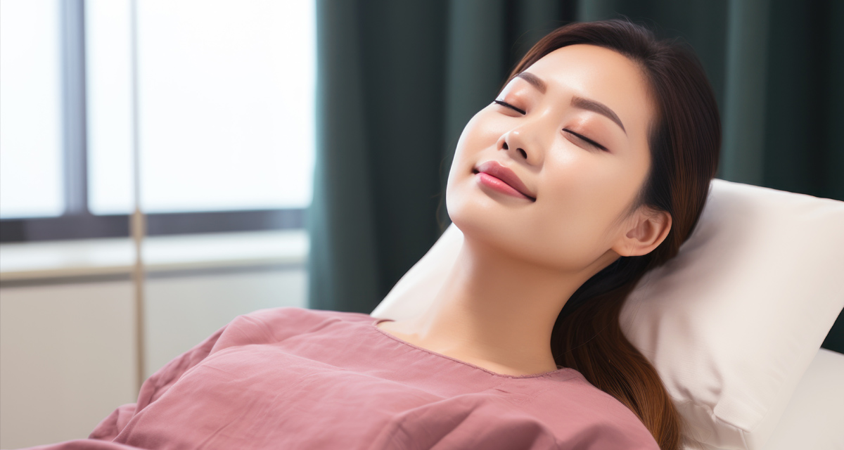 胃カメラ検査の様子