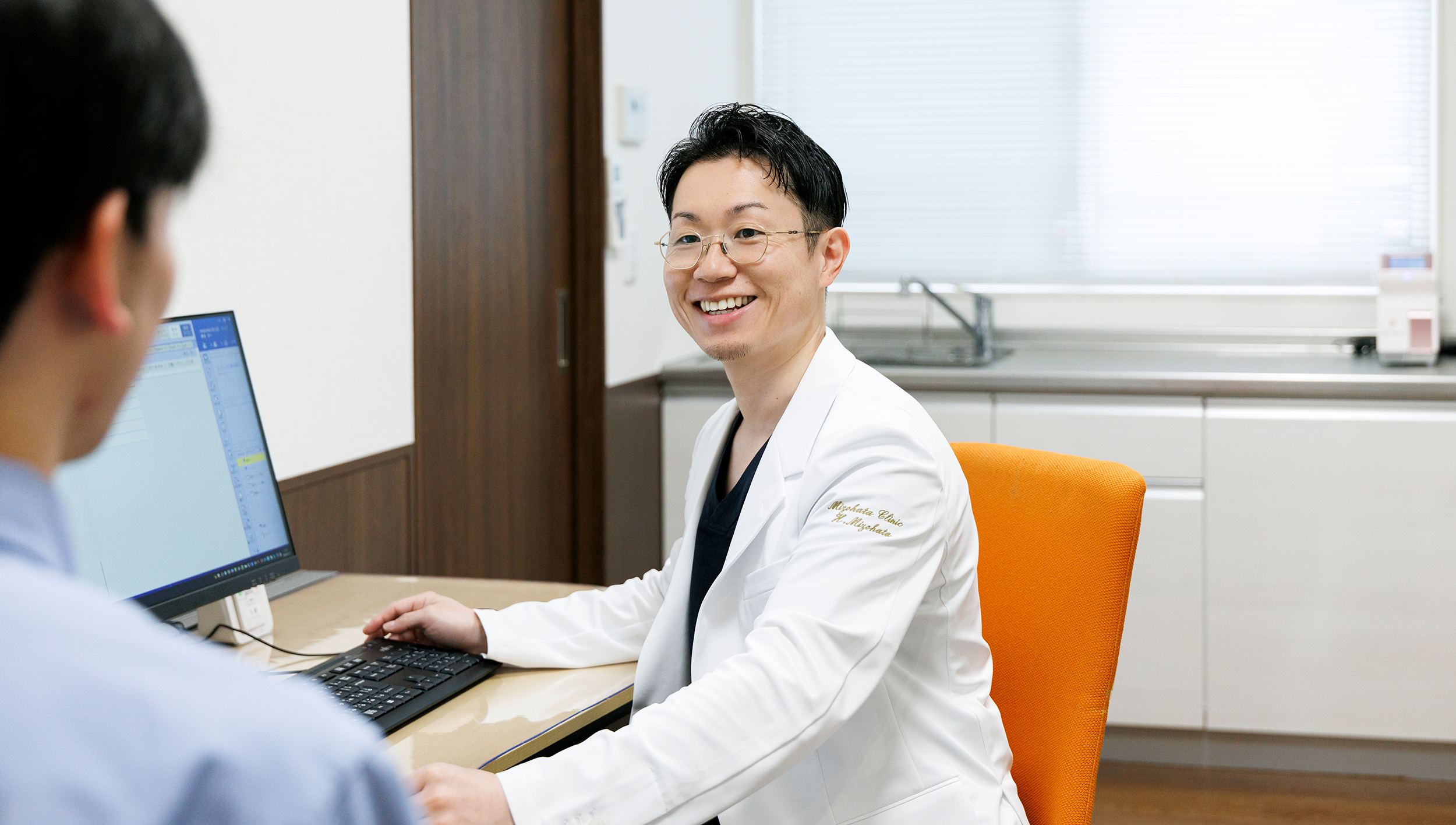 溝畑クリニック 診察風景