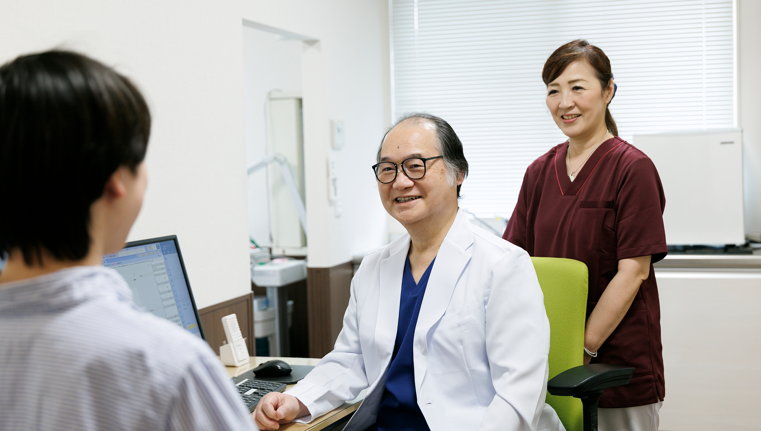 溝畑クリニック 診察風景